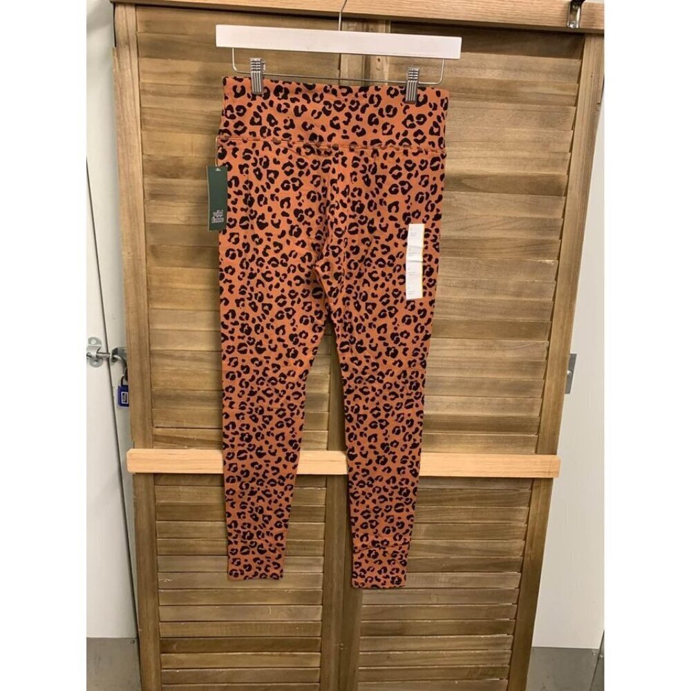 NWT Wild Fable Y2K Animal Print High Rise Leggings Women's Size Small Brown